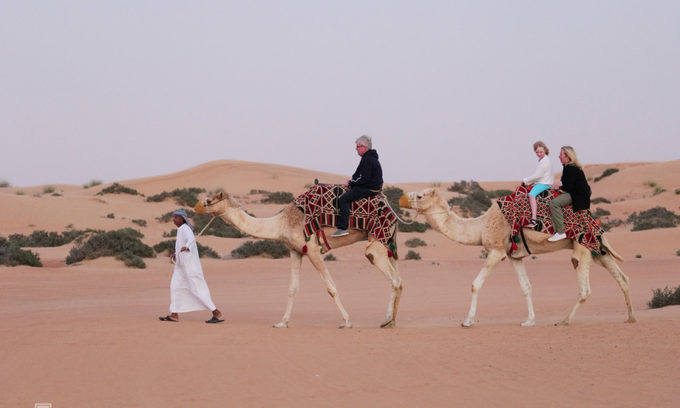 Hoàng hôn trên sa mạc Dubai