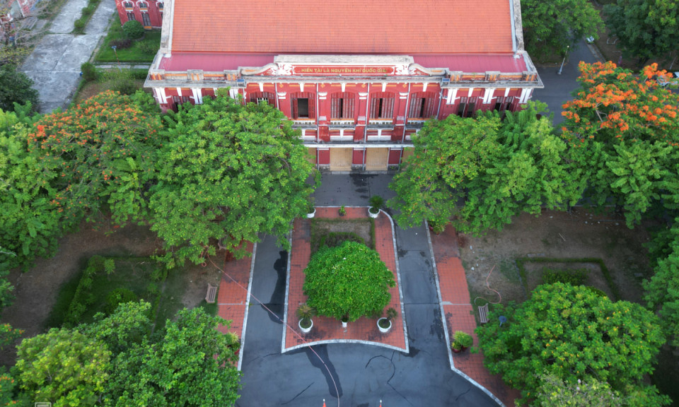 Khung cảnh ngôi trường nổi tiếng nhất xứ Huế