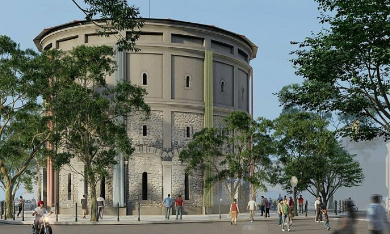 Tháp nước Hàng Đậu lần đầu tiên mở cửa cho khách tham quan