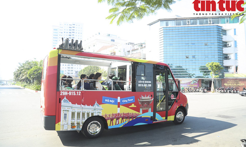 Hà Nội có thêm tuyến xe buýt City Tour 03 nhỏ gọn, tối ưu hóa hành trình tham quan