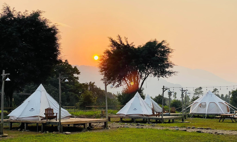 Cắm trại sang chảnh gần Hà Nội để ‘đổi gió’ dịp Tết Giáp Thìn 2024