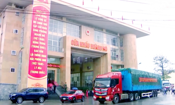 Từ 25/2, thực hiện thông quan cho du khách, cư dân biên giới tại cửa khẩu Hoành Mô – Động Trung